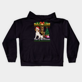 Ugly Christmas Sweater BEAGLES Kids Hoodie